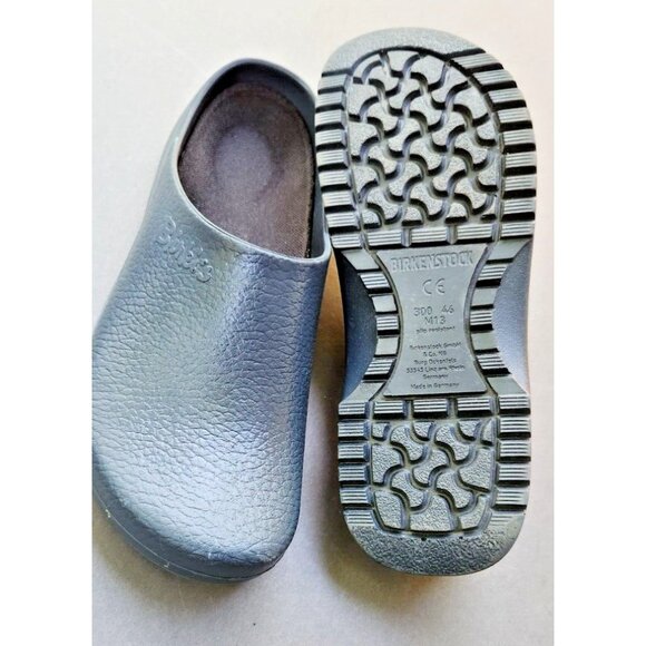 Birkenstock Super Birkis Blue Rubber Clogs Comfort Slip Resistant Sz 13 EU 46 - Picture 6 of 15